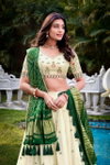 Gatha By Lnb Khadi Cotton With Sequins And Thread Embroidery Work Lahenga Choli With Dupatta Wholesale Market Surat